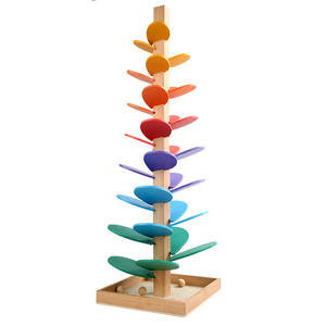 Árbol Musical Arcoíris INS de Madera, Juego de Bolas Rodantes Desmontables, Juguete Educativo Temprano para <span class=keywords><strong>el</strong></span> Reconocimiento de Colores <span class=keywords><strong>y</strong></span> Diversión en <span class=keywords><strong>el</strong></span> Montaje - Product Image 1