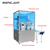 Machine de remplissage et de capsulage de poche à bec liquide rotatif de bureau électrique pour l'emballage de boisson à la gelée de jus dans des sachets à bec