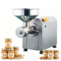 Machine automatique électrique pour broyer les cacahuètes, les pistaches, les fèves de cacao, machine à raffiner le chocolat, machine de transformation des noix