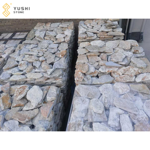Yushi tự nhiên màu vàng trắng văn hóa đá tường Ốp bên ngoài trang trí <span class=keywords><strong>Slate</strong></span> đá veneers - Product Image 1