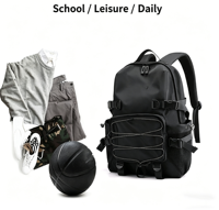 Sac à dos d'ordinateur portable multifonctionnel extensible pour étudiants, imperméable, avec logo personnalisé, pour l'école et les voyages