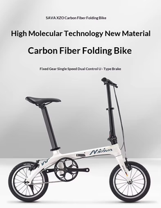 <span class=keywords><strong>Vélo</strong></span> <span class=keywords><strong>pliant</strong></span> SAVA en fibre de carbone Z0 <span class=keywords><strong>ultra</strong></span>-<span class=keywords><strong>léger</strong></span>, pliable, pour les trajets quotidiens, portable, pour adultes, à une seule vitesse, en alliage d'aluminium - Product Image 2