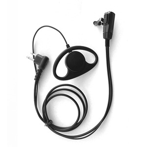 Auriculares Walkie Talkie con Gancho Tipo D, Compatibles con Kenwood, Baofeng, Quansheng, Moto Wali, Auriculares Tipo K, Tipo M - Product Image 2