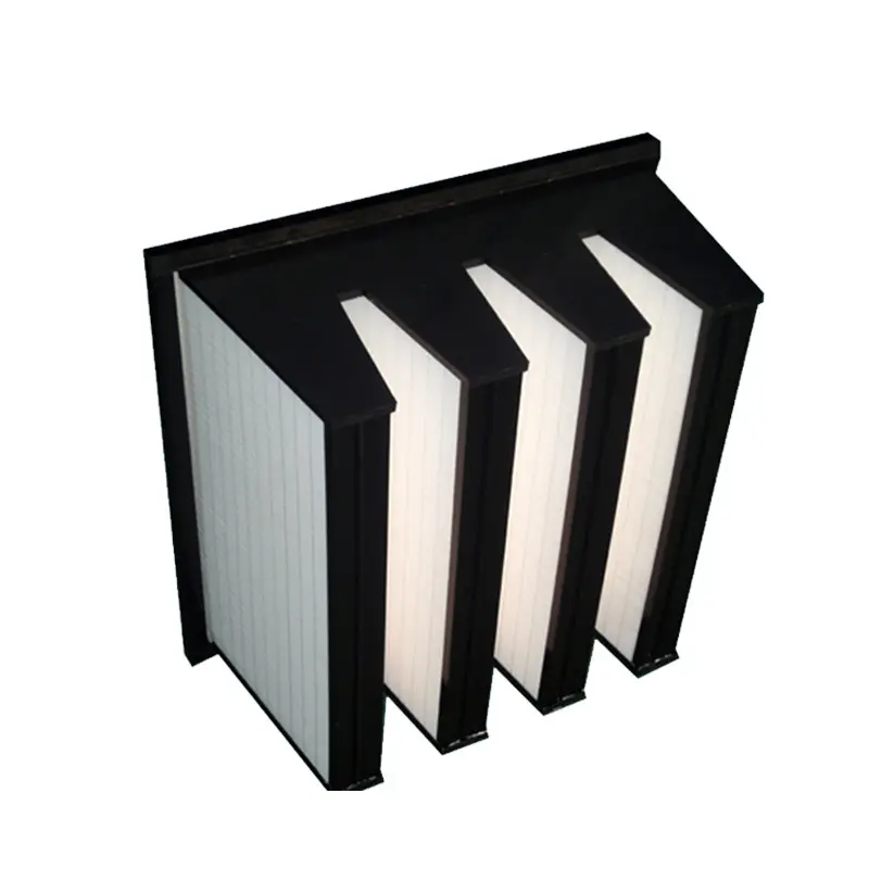 Factory wholesale high-efficiency filter V-type large air volume HEPA filter