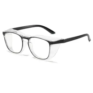 Wejump ANSI Z87.1 CE EN16321 공장 재고 남성 및 여성용 김서림 방지 튀김 안전 고글 블루 라이트 보호 안경 - Product Image 1