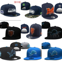 Casquette à visière plate à 6 panneaux avec broderie 3D, casquette snapback de style streetwear pour équipe sportive. Contactez-nous pour plus de modèles et de styles