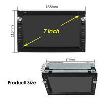 97-09 Volkswagen Passat Lingyu Dispositif de navigation automobile 7 pouces GPS transfrontalier stéréo DSP CarPlay Caméra de recul compatible AM MP5