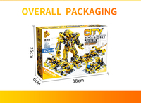 Panlos 633008 Meilleur vendeur avec 25 façons de changer de voiture pour enfants véhicules de construction jouets blocs de construction