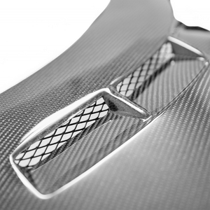 Évent de garde-boue évasé en fibre de carbone de Style AC pour Ford <span class=keywords><strong>Mustang</strong></span> GT Ecoboost Auto Parts 2015-2023 Découpes de crochet de remorquage en nouvel état - Product Image 6