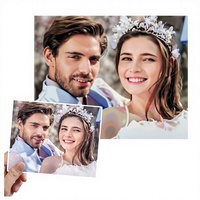 Pintura de Diamantes Personalizada con Foto, Cuadrada/Redonda, Manualidades de Mosaico DIY, Regalo