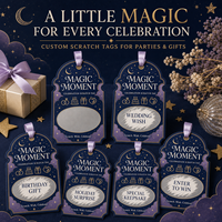 Cartes à gratter personnalisées découpées sur mesure avec estampage à chaud – Cartes cadeaux à gratter promotionnelles pour mariages et fêtes