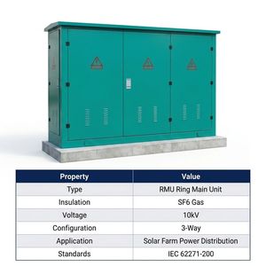 Wanbo-248 Oferta Destacada: Unidad Principal de Anillo (RMU) de SF6 de Alta Tensión 10kV con Aislamiento de Gas, Conformidad IEC 62271, Directo de Fábrica - Product Image 4