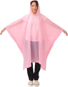 Imperméables pour adultes Ponchos de <span class=keywords><strong>pluie</strong></span> réutilisables <span class=keywords><strong>avec</strong></span> capuche et <span class=keywords><strong>manches</strong></span> Imperméables pour garçons et filles - Product Image 5