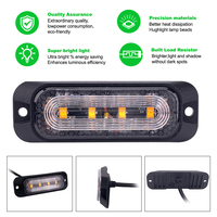 ECE R65-Zertifizierte Mini-LED-Notfallblitzleuchte für LKW und Erntemaschinen, Bernsteinfarbene LED-Warnleuchte
