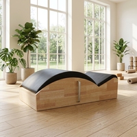 Correcteur de posture en bois de chêne massif pour Pilates – Équipement professionnel pour la stabilité du tronc et l'entraînement de la posture à domicile et en studio
