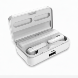 Casque intra-auriculaire sans fil Bluetooth 5.0 avec microphone, étanche IPX4, suppression du bruit environnemental, chargement de type C - Product Image 1