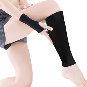 Makino Fox Calf Compression Sleeves Medium Length Elastic Support For Running Tennis Sports Protection - Product Image 3