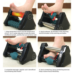 Rouleau de massage des pieds à 360 degrés en silicone, outil de massage des points d'acupuncture, stimulateur de réflexologie plantaire à picots pour la maison et la salle de sport - Product Image 3