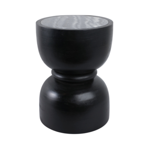 Table d'appoint ronde avec plateau en marbre, table de chevet moderne pour petits espaces, décoration de chambre à coucher - Product Image 3