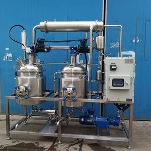 เครื่องกลั่นไอน้ำแบบวงจรปิดพร้อมระบบสกัดแบบรีฟลักซ์ ควบคุมด้วย PLC ผลิตจากสแตนเลส 304/316L ความจุ 100 ลิตร - Product Image 3