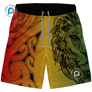 Shorts de basket-ball en maille Pure Rasta Maori en gros, ensembles d'uniformes de basket-ball par sublimation, maillot de <span class=keywords><strong>rugby</strong></span>, sweat-shirt à capuche - Product Image 1