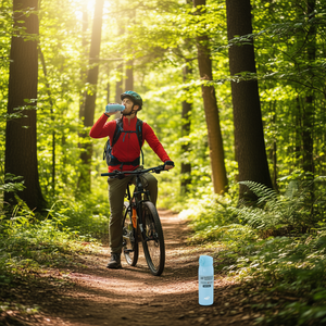 Mug isotherme classique de 500 ml avec couvercle, modèle de bouteille de sport avec étiquette en anglais - Product Image 3