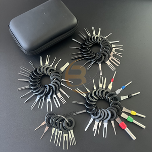 66pcs DIY Car Pin vắt công cụ thiết lập 38/36/28/18/11/8/3pcs thép thiết bị đầu cuối loại bỏ công cụ <span class=keywords><strong>Kit</strong></span> OEM phát hành thiết bị đầu cuối điện - Product Image 1