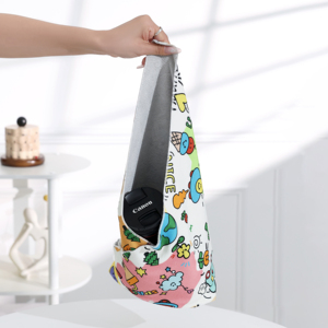 Bolsa de almacenamiento autoadhesiva portátil para maquillaje de joyas Envoltura de lentes de cámara-Cierre abierto Estilo de moda - Product Image 4