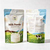 Sachet Doypack thermoscellable pour poudre de lait, protéines, café, thé, 100g, 500g, 1kg, 5kg