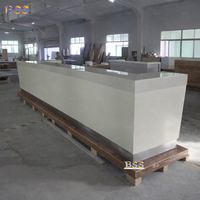 Mostrador de Bar Comercial para Restaurante, Pub o Bar, Mostrador de Café Personalizado al por Mayor, Marca Hi-Macs, Krion, Corian, Hanex, Superficie Sólida