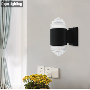 Lámpara LED de Pared para Exteriores, Doble Cabezal, 6W 10W, Impermeable, Aleación de Aluminio, Acrílico, para Patio y Escaleras - Product Image 2
