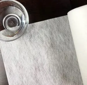 Estabilizador rasgado de bordado a mano Papel rasgado de bordado a mano El poliéster se puede suministrar con bobina y hoja 60g Poliéster rasgado a mano - Product Image 4