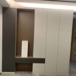 Mueble Zapatero de Madera Maciza de Lujo, Tamaño Personalizado, Ecológico, Moderno, para el Hogar, Villa, Hotel, Sala de Estar - Product Image 1