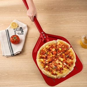 Pala per <span class=keywords><strong>Pizza</strong></span> in Alluminio OEM ODM <span class=keywords><strong>Rossa</strong></span>, Certificata FDA LFGB, Spatola per <span class=keywords><strong>Pizza</strong></span> Personalizzabile in Colore e Manico, Pala Rettangolare per Girare la <span class=keywords><strong>Pizza</strong></span> - Product Image 2