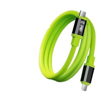 Kabel Data Smartphone Silikon 240W untuk Konektor Tipe-C Pengisian Cepat Daya Tinggi Transfer Data Kompatibel untuk