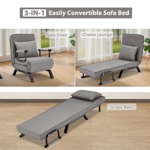Sofá Cama Convertible 3 en 1 con Respaldo Ajustable de 5 Posiciones, Diseño Moderno para Sala de Estar y Uso en Hoteles, Mejor Vendedor, Buen <span class=keywords><strong>Precio</strong></span> - Product Image 3