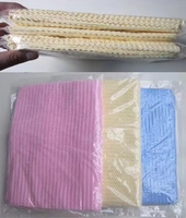 Serviettes de nettoyage 3D jaunes en PVA, sans traces d'eau, simple face, 64x43cm, pour vitres, voiture et maison, super absorption d'eau, avec seau en plastique