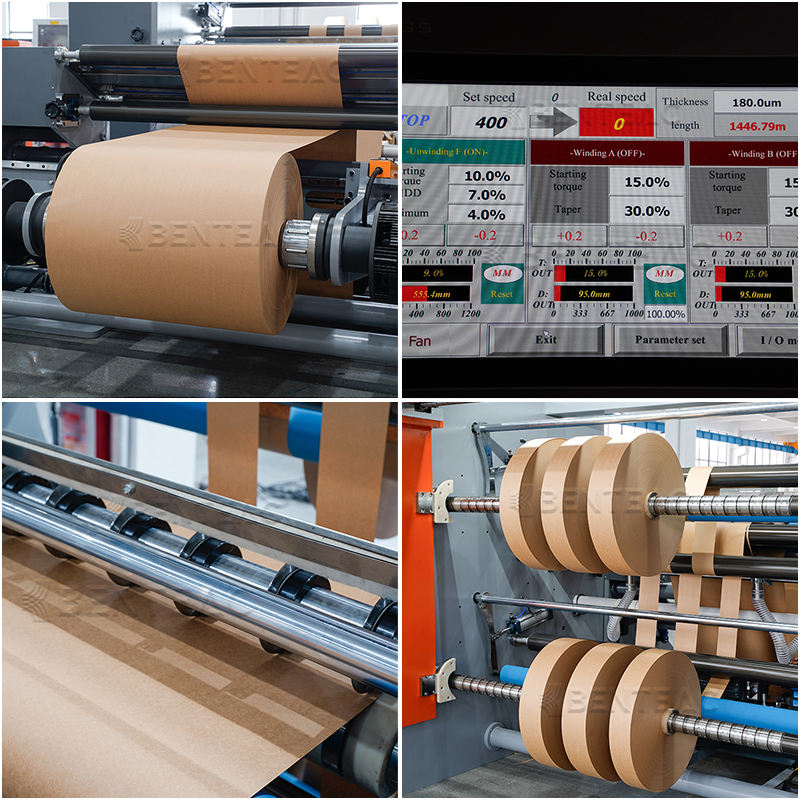 Automatic Paper Film Slitting Machine Large Paper Roll Slitting for ...
