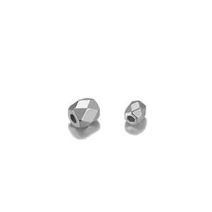 CCB Diamond Square Beads Metal <b>Spacer</b> Beads For Jewelry Making 8mm Gold Rhodium Plated Loose Beads AC0470 - Product Image 4