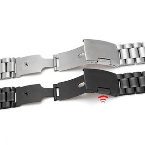 יוקרתי מתכת מוצק שרשרת שעון חכם שחור פלדת אל חלד צמיד שעון <span class=keywords><strong>moto</strong></span> <span class=keywords><strong>360</strong></span> <span class=keywords><strong>moto</strong></span> strap <span class=keywords><strong>watch</strong></span> - Product Image 5