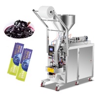 Sachet Sachet de pâte liquide automatique Sachet ensachage de sauce à sceller Remplissage de miel Machine à emballer les sachets de confiture de myrtilles