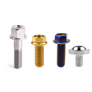 Baut <span class=keywords><strong>Titanium</strong></span> GR5 Kepala Besar, Sekrup <span class=keywords><strong>Titanium</strong></span> T40 untuk Rotor Rem Cakram M3 M4 M5 M6 M8 25mm, Baut Ti untuk Sepeda Motor - Product Image 3