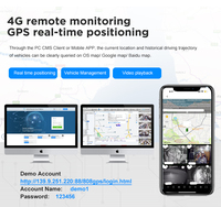 Hot_selling 4 canaux DVR Mobile DVR GPS 4G H.264 système de caméra CMSV6 logiciel Mini Kit surveillance de véhicule 1080P MDVR