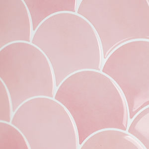 Mosaico Autoadhesivo con Diseño de Escamas de Pescado <span class=keywords><strong>Rosa</strong></span>, el Más Vendido, para Decoración de Cocina, <span class=keywords><strong>Azulejos</strong></span> Adhesivos para Pared - Product Image 4