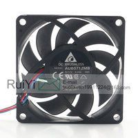 Ventilador de refrigeración ultra silencioso de tres cables AUB0712MB-R00 para CPU de proyector, 0.24A 7015 70X70X15MM 7CM