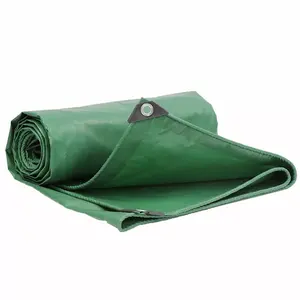 Customize PVC Army Green Fire Retardant Fabric Sunshade And Rain Protection Balcony Outdoor Tarpaulin