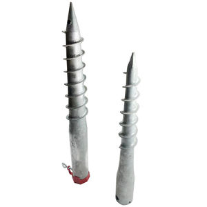 <span class=keywords><strong>Ancrage</strong></span> de <span class=keywords><strong>poteau</strong></span> à vis galvanisé pour bâtiments - Product Image 6