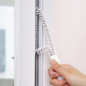 Triangular Window Brush Nylon Multi Functional For Cleaning <b>Gaps</b> And Grout - Product Image 3