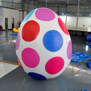 PVC Tarpaulin <strong>Giant</strong> Inflatable <strong>Easter</strong> <strong>Egg</strong> Airtight <strong>Eggs</strong> Shape Balloon for Festival Decoration - Product Image 1
