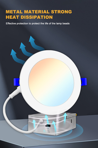 <span class=keywords><strong>2025</strong></span> mới nhất siêu mỏng 4-6 inch vuông bảng điều chỉnh ánh sáng TRIAC mờ đúc nhôm thiết kế hiện đại cho văn phòng nhà trường khách sạn cửa hàng - Product Image 6